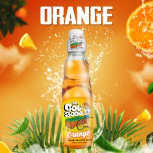 Orange goli soda